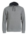 Heren Hoodie Clique Classic Grijs Melange